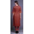thumbnail image 4 of Bimba Tuniques Droites pour Femmes Kurta Imprimée Tunique d'Été, 4 of 6