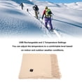 thumbnail image 4 of Electric Heated Scarf, 3 Temperature Settings Lightweight Soft USB Rechargeable Heated Scarf For Men Women, 4 of 8