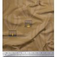 thumbnail image 1 of Soimoi Brown polyester Crepe Fabric Architectural Structure & Hot Air Balloon Holiday Printed Craft Fabric by the Yard 52 Inch Wide, 1 of 3