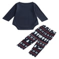thumbnail image 3 of Christmas Family Matching Pajama Sets Christmas Tree Tops Print Pants 2PCS  Outfits, 3 of 6