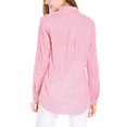 thumbnail image 3 of INSPIRE CHIC Chemises à Col à Revers pour Femmes, Boutonnées, Manches Longues Retroussables, m Rose, 3 of 7