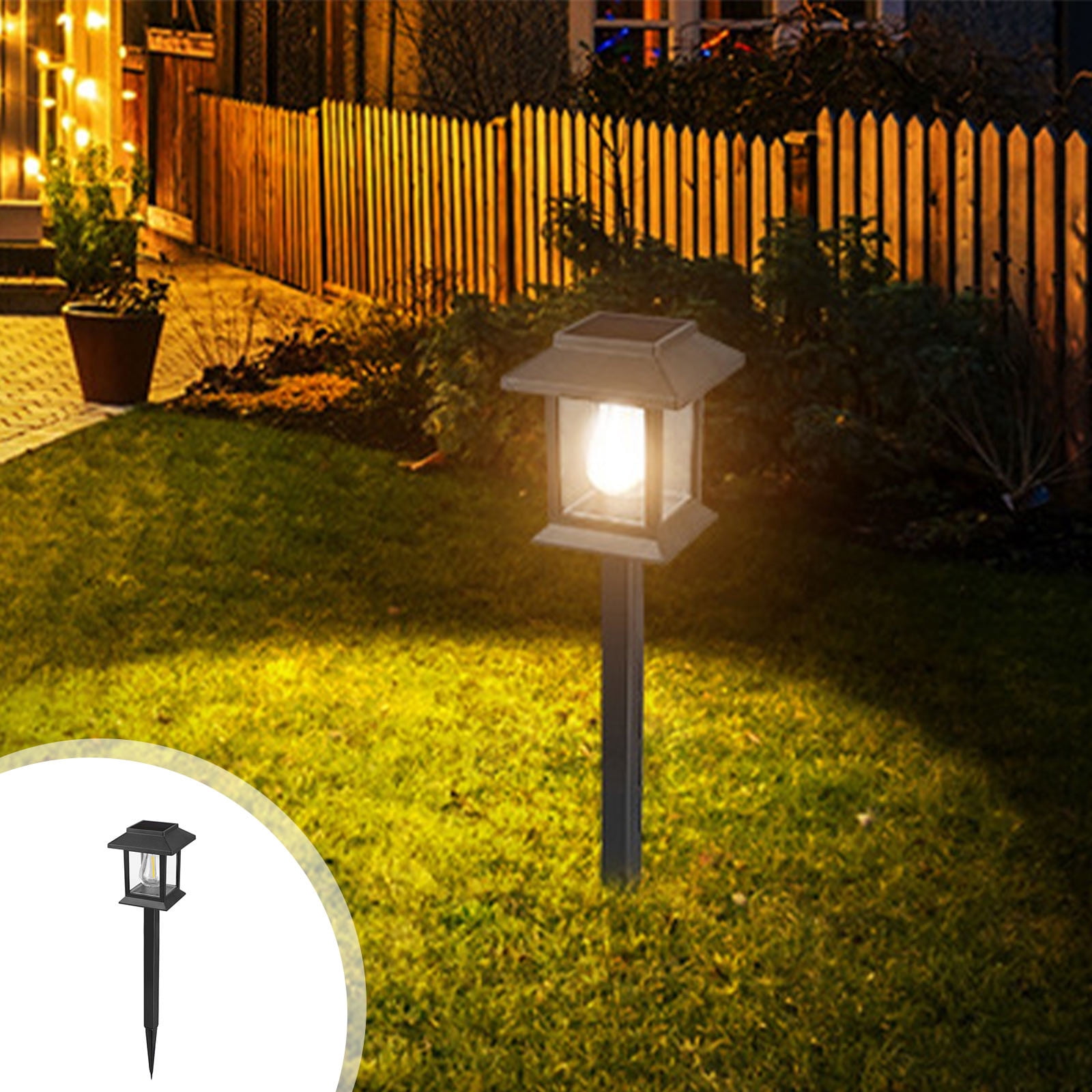 Chmadoxn Solar Lights Outdoor LED Outdoor Solar Lights Land-scape Spotlights Garden Lights Wireless Solar Powered Outdoor Lights/Lighting For Yard Walkway solar light