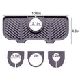 thumbnail image 3 of Silicone Sink Faucet Mat Splash Guard Water Catcher Draining Pad for Kitchen Bathroom Laundry Countertop Organizer, 3 of 6