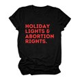 thumbnail image 2 of Pompotops T-Shirt Décontracté à Manches Courtes pour Femmes avec Imprimé Lettre, 2 of 7