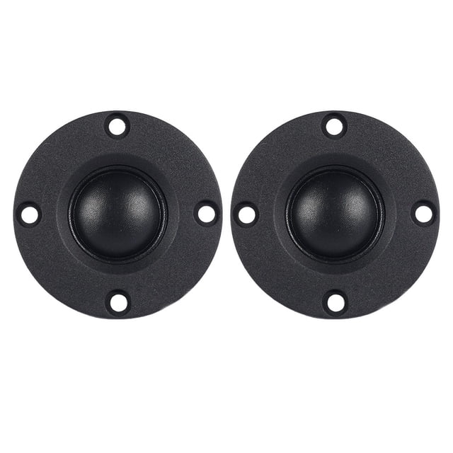 2 Pcs Haut-Parleurs Audio 52mm 6Ohm 30W Haut-Parleur Tweeter avec Radiateur en Aluminium