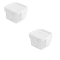 thumbnail image 2 of CHUANK Mini Plastic Food Storage Containers with Lids Small Airtight Containers Square School Lunch Containers for Leftover Food Containers Food Storage Discount, 2 of 6