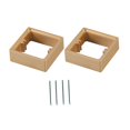 thumbnail image 3 of DOLITY 2 Pcs Intercalaires à Prise Unique pour Cuisine Chambre Bureau Doré, 3 of 9