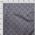 thumbnail image 3 of oneOone Cotton Flex Dark Blue Fabric Asian Block Craft Projects Decor Fabric Printed By The Yard 40 Inch Wide, 3 of 4