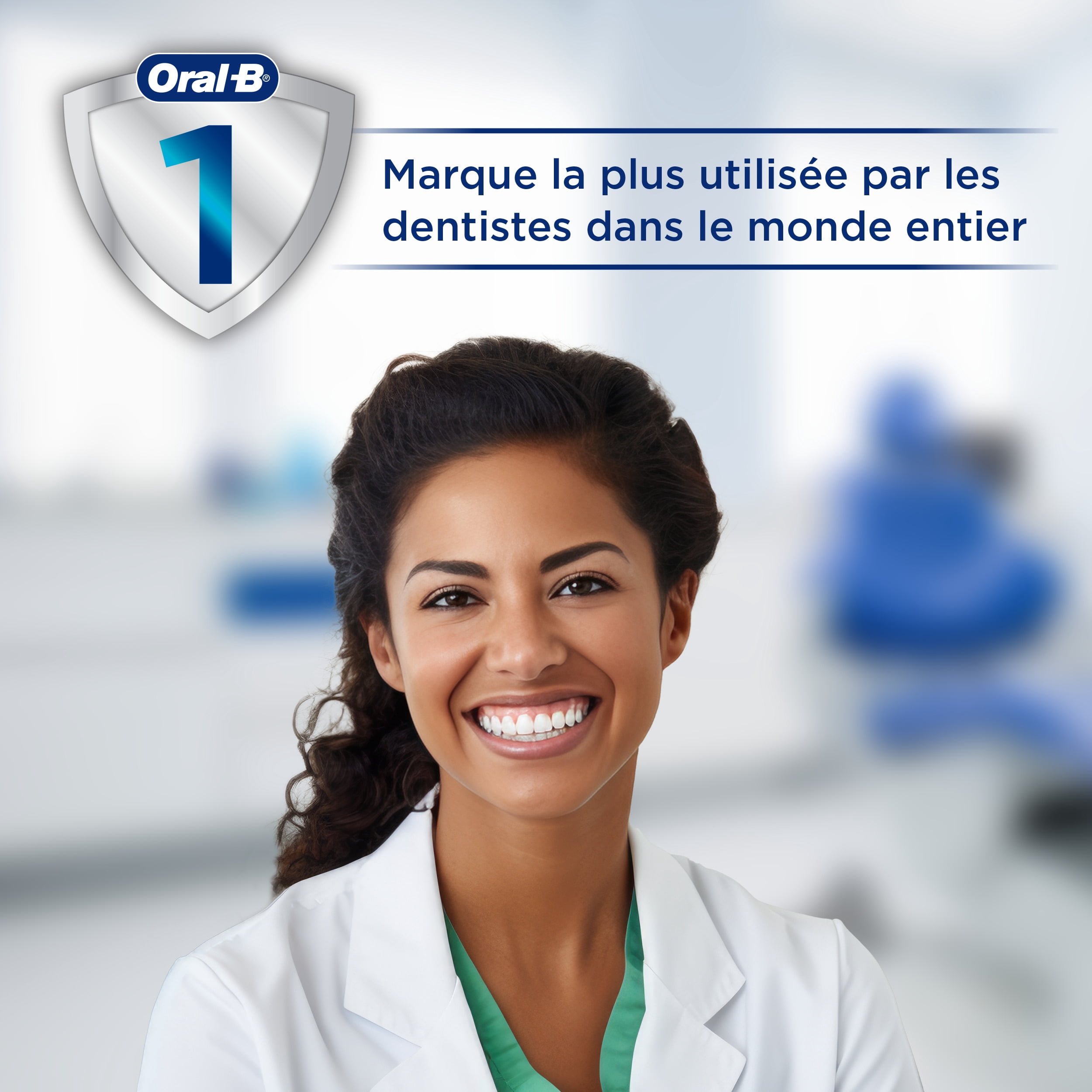 Brosse à dents électrique rechargeable Oral-B, iO4 Propreté et gencives, 4 modes de nettoyage, détecteur de pression visuel pour protéger les gencives, 2 brossettes, étui de voyage, rose