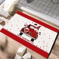 thumbnail image 1 of LSLJS Tapis de Porte de la Saint-Valentin Tapis de la Saint-Valentin Salon Chambre Paillasson Tapis de Sol de Fête Tapis Cadeau Décorations de la Saint-Valentin, 1 of 3