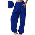 thumbnail image 2 of Pantalons de Course pour Femmes Grande Taille Pantalons de Sport Décontractés, 2 of 5