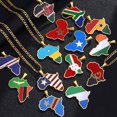 thumbnail image 2 of Maytalsory Collier Léger et Confortable avec Pendentif Africa Map Angola 1Set, 2 of 6