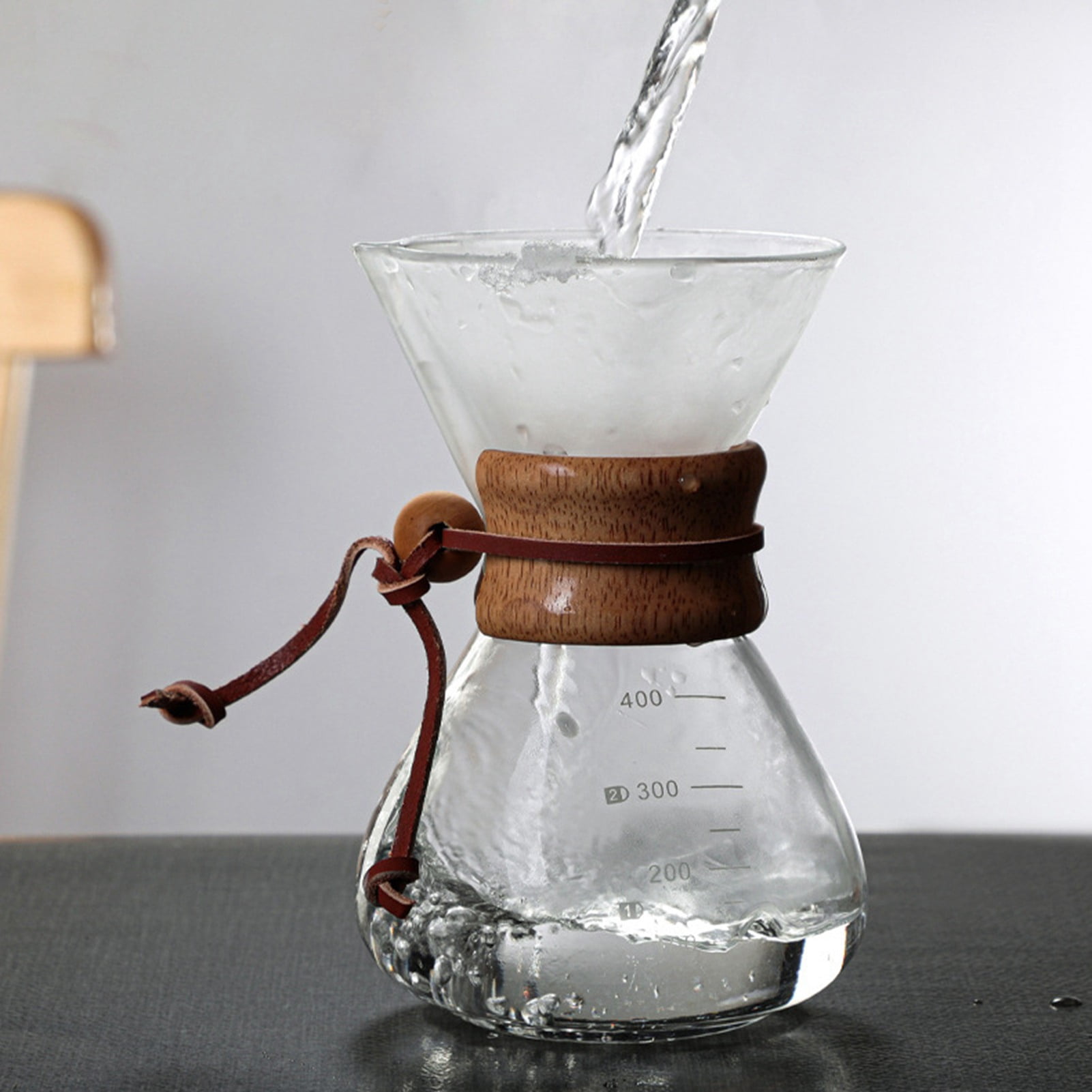 Glass Coffee Pot,Pour Over Coffee Maker Pour Over Coffee Maker Coffee Making Pot Built for Precision