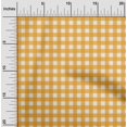 thumbnail image 1 of oneOone Viscose Jersey Fabric Gingham Check Fabric Prints By Yard 60 Inch Wide, 1 of 5