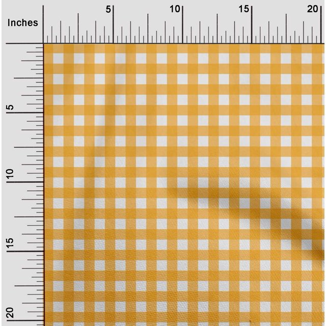 oneOone Viscose Jersey Fabric Gingham Check Fabric Prints By Yard 60 Inch Wide
