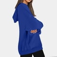 thumbnail image 2 of Besolor Womens Plus Size Hoodies Long Sleeve Drawstring Pullover Tops Casual Loose Fall Winter Hooded Sweatshirts, 2 of 7