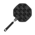 thumbnail image 3 of 12 Cavities Aluminum NOn Stick Takoyaki Grill Pan Plate Octopus Ball Pancake Maker Baking, 3 of 8