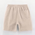 thumbnail image 4 of Limited Stock,2PC Kids Shorts, Solid Casual Sports, Drawstring, Summer, Kids' Outfit, Quick Dry, Comfortable Fit Flattering Design|100%Polyester,Red,Sopatenor, 4 of 8