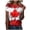 Rouge, variante sur Fgnfyis T-Shirts pour Femmes T-Shirts Décontractés pour Femmes à Motif de Cœur à Col Rond pour le Quotidien et les Loisirs Fête du Canada T-Shirt à Manches Courtes Hauts pour Femmes Rouge m
