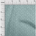 thumbnail image 1 of oneOone Tissu Polyester Lycra Imprimé Géométrique Clé Grecque BTY 56 Pouces, 1 of 5