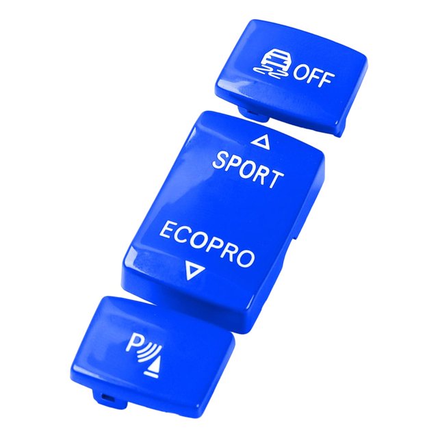 Bouton de Commutation Latérale de Console de Voiture 2S F22 F23 2014 à 2018 Bleu