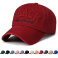 thumbnail image 2 of Street Embroidered Baseball Cap Korean Version Curved Brim Small Face Outdoor Cap, 2 of 6