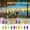 Multicolor#8971, variant on Slipper String Lights, Summer Outdoor Patio Decorative LED Lights, Multicolor Plastic, 160cm 10 Lights or 300cm 20 Lights, Battery Operated for Bedroom Garden Beach