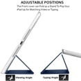 thumbnail image 3 of iPad PRO 1st Gen 2015 12.9 Inch [ 1 Gen ] A1652 A1584 ML0H2LL/A ML0G2LL/A ML0N2LL/A ML0Q2LL/A ML0R2LL/A ML0V2LL/A ML0U2LL/AiPad Cover with Translucent Frosted Hard Back - Black, 3 of 8