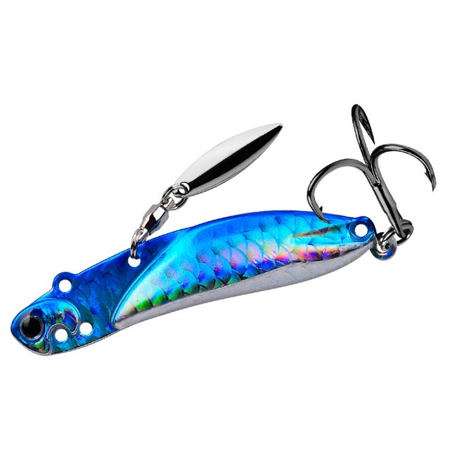 1PCS Metal Jig Fishing Lures Sinking Spoon Hooks Swim New Hard Baits Q9Z5