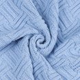 thumbnail image 4 of Unique Bargains Soft 100% Cotton Cross Cable Knit Throw Blanket For Sofa Couch Bed Home Bedding, 4 of 10