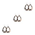 thumbnail image 1 of QualitChoice Leopard Print Earrings Body Decoration Water Drop Ear Dangles Birthday Gift Type 6 3Set, 1 of 6