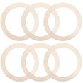 thumbnail image 1 of Shisuyan 6pcs Round Wreaths Frames DIY Circle Wooden Wreaths Frames Wreath Making Rings, 1 of 9