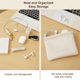 thumbnail image 3 of YAOMOBB High-Quality Faux Leather Pouch Organizer Pouch Snap Closure Electroplated Shrapnel Soft Touch Faux Leather Case Lipstick Storage 4PCS, 3 of 7