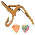 thumbnail image 2 of Bass Capo, Electric Guitar Capo Alloy Wide Application Quick Tone Change  For Playing Gold, 2 of 8