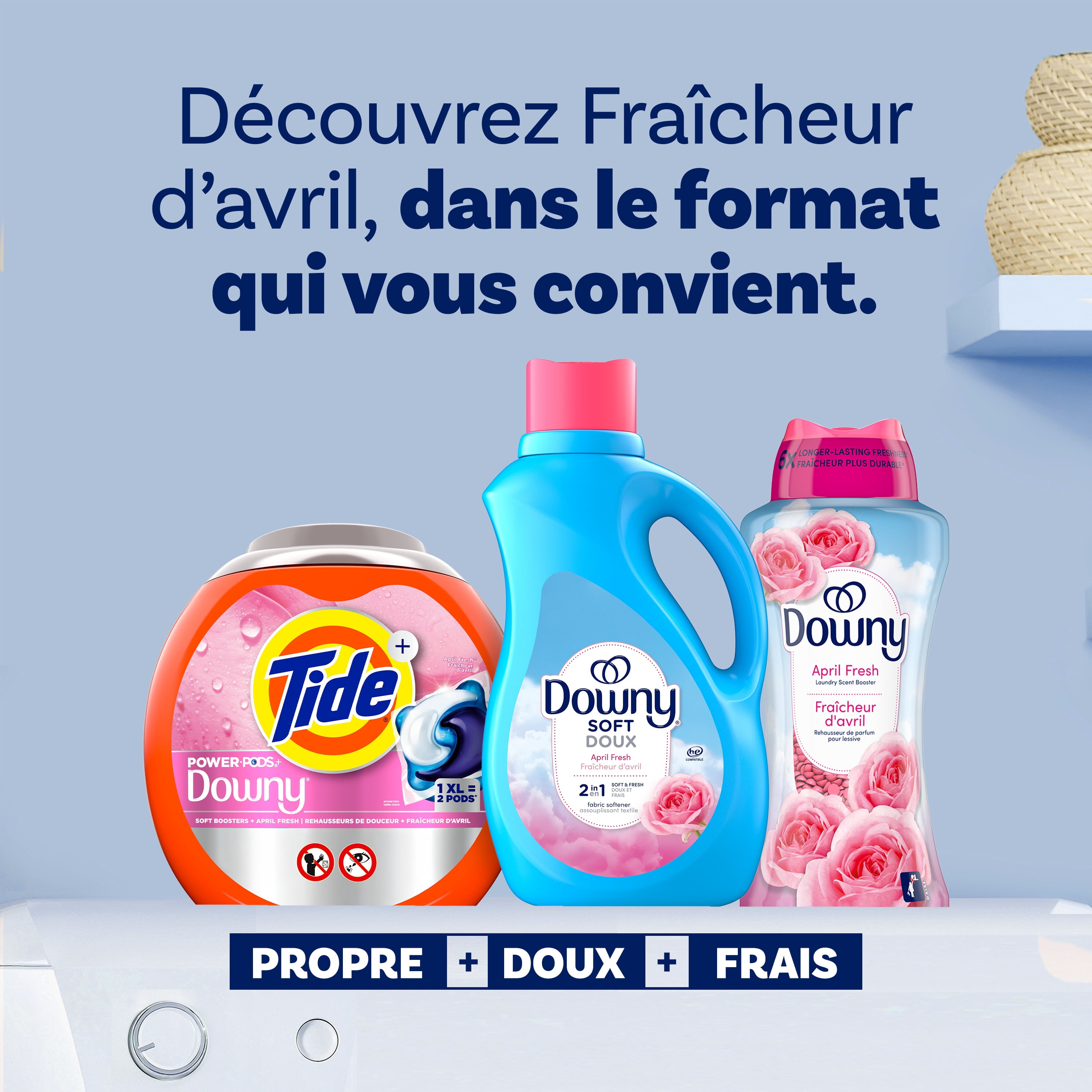 Downy Soft Fabric Softener Liquid, April Fresh Scent, 150 Loads, 3.29 L