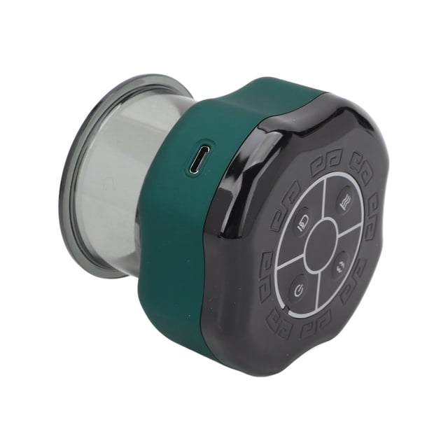 Dispositif de Ventouse, Intelligent 12 Vitesses Ventouse Réglable Portable Vert avec Têtes de Ventouse pour Salon de Beauté