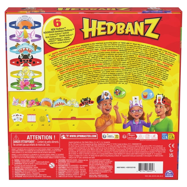 Spin Master Games, Hedbanz 3rd Edition with New Cards & Headbands