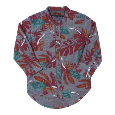 Boys Shirt GRAY PRINTED