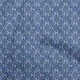 thumbnail image 1 of oneOone Viscose Chiffon Medium Blue Fabric Asian Dabu Print Craft Projects Decor Fabric Printed By The Yard 42 Inch Wide, 1 of 4
