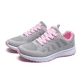 thumbnail image 3 of XIAQUJ Chaussures Croisées Course Décontractées Chaussures Rondes Femmes en Maille à Brides Mode Plates Chaussures Décontractées pour Femmes Espadrilles Mode pour Femmes Gris 7.5(40), 3 of 8