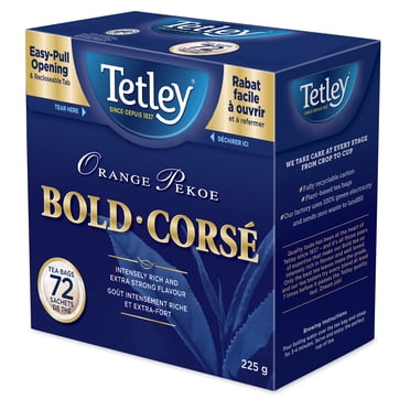 Tetley Orange Pekoe Bold Tea 72 bags