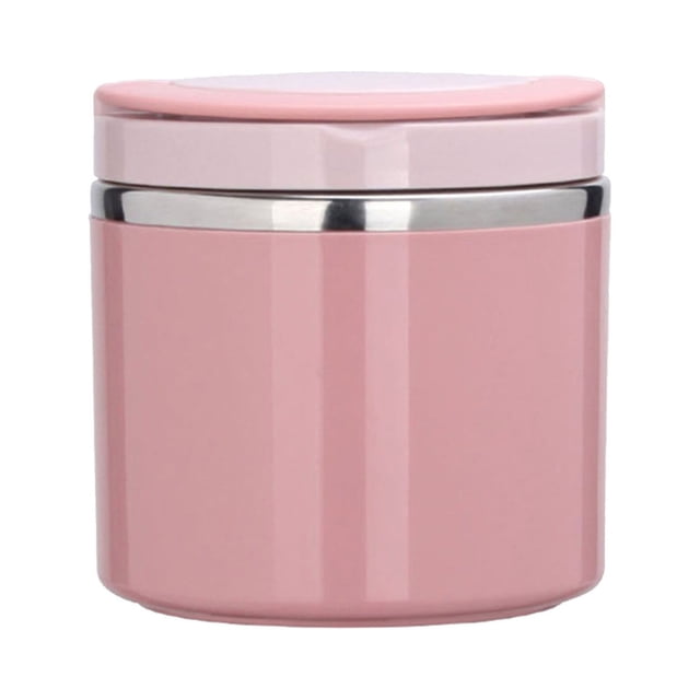 CEHVOM Hot Container With Handle, 1000ml Stainless Steel Food Heating Container, Food Container, Keep Warm Container, Breakfast Cup, Soup Bowl Clearance
