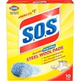 thumbnail image 1 of S.O.S 98014 Steel Wool Soap Pad (10 Count), 1 of 1