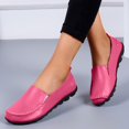 thumbnail image 4 of B91xZ Chaussures pour Femmes Décontractées à Enfiler pour Bureau et Travail, Rouge Melon D\'eau 8.5, 4 of 5