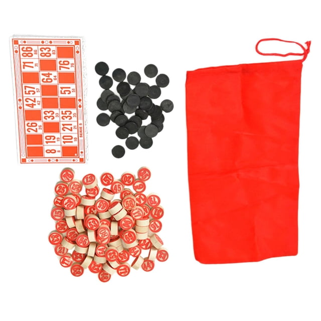 Wweixi Bingo Chips Easy To Read Game Fun Classic Playing Pieces Unique For Family And Group Gatherings 48pcs Cards