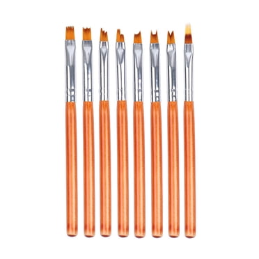 Amdohai Nail Polish Brush Decorative Nail Painting Pen Drawing Brush for Nails 8PCS Nail