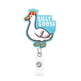 thumbnail image 1 of Funny And Cute Badge Reel With Clip Closure For Doctors Teachers Students Workers Etc Cartoon Pattern Badge Workplace Induction Graduation, 1 of 3