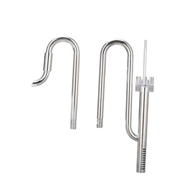 Esquirla Aquarium Stainless Steel Skimmer Lily Pipe Inflow and Outflow and Skimmer, 12 Oil-film Adjust