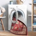 thumbnail image 2 of JV Home Area Rug Napoli Red 6'x9' Washable Carpet Anti Slip, 2 of 8