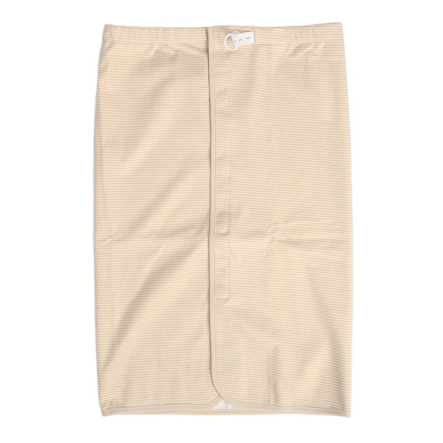 Skirt, Washable Cotton Cloth Wearable Incontinence Bed Pad For Adults Elderly Khaki Snap Button Type
